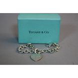 A SILVER TIFFANY BRACELET, with box, approximate weight 30.0 grams