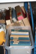 TWO BOXES OF STAFFORDSHIRE PARISH REGISTERS AND OTHER LOCAL HISTORY