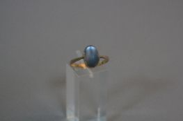 A 9CT DRESS RING, ring size U, approximate weight 2.9 grams