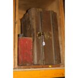 A VINTAGE TIN TRUNK, and a jerry can (2)