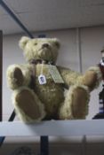 A MODERN BELL BEARS MOHAIR COLLECTORS BEAR, 'Bellamy' handmade by Doreen Swift, limited edition No.1