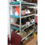 A QUANTITY OF SUNDRIES, to include part boxed Scalextric, c.1980's, includes one damaged car, (