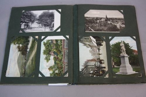 A POSTCARD ALBUM, loosely inserted collection of Victorian and Edwardian British topographic - Image 3 of 3