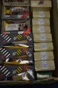 A QUANTITY OF BOXED CORGI CLASSICS THORNYCROFT J TYPE DOUBLE DECK BUS DIECAST MODELS, to include the