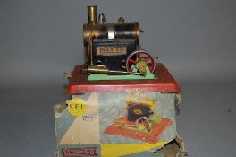 A PART BOXED MAMOD LIVE STEAM STATIONARY ENGINE, No.S.E.1, not tested, playworn condition but
