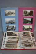 POSTCARDS, local interest, views of Lichfield, Birmingham and surrounding areas, in two albums