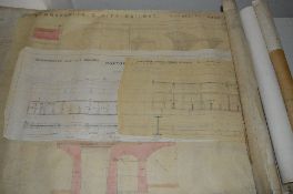 A QUANTITY OF COPY PLANS FOR BRIDGES ON THE HAMMERSMITH AND CITY RAILWAY, dating from the early