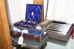 A SET OF SIX VICTORIAN SCOTTISH SILVER QUEENS PATTERN TEASPOONS, engraved initial 'M', makers J &