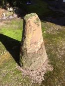 STADDLE STONE BASE 78cm high