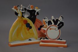 TWO BOXED PAST TIMES LIMITED EDITION AGE OF JAZZ FIGURE GROUPS, 'Drummers' No.2212/5000 and 'Jazz