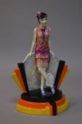 A BOXED KEVIN FRANCIS PEGGY DAVIES LIMITED EDITION RITZY GIRL FIGURE, 'Hullabalu - Lu', modelled