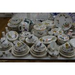 A QUANTITY OF ROYAL WORCESTER EVESHAM PATTERN OVEN TO TABLE WARES, including flan dishes, seven