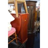 A MAHOGANY CONER CUPBOARD, a gate leg table, twelve items of occasional furniture (14)