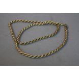 A 9CT ROBE CHAIN, approximate length 46cm, approximate weight 16.8 grams