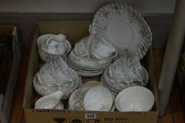 ROYAL DOULTON 'PASTORAL' TEAWARES, H4810, to include two cake plates, two milk jugs, two sugar bowls