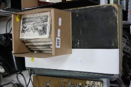 TWO POSTCARD ALBUMS, loosely inserted, collection of 19th and 20th Century British postcards,