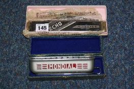 A HOHNER ECHO AND MONDIAL HARMONICA (2)