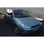 FORD FOCUS LX 1398CC, five door, petrol, metallic green, five previous owners, 100311 current