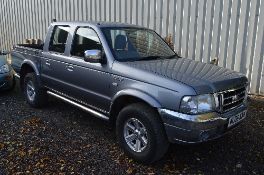 FORD RANGER XLT THUNDER PICK UP TRUCK, with crew cab, 2500cc, diesel, metallic green, two previous