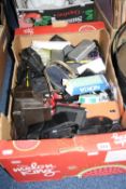 A BOX OF SUNDRIES, mainly phone cases etc