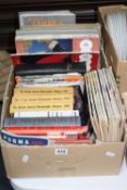 A BOX OF VARIOUS PHOTOGRAPHY BOOKS, MAGAZINES ETC, to include Leica manual and Leica Guide