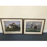 AFTER GRAHAM ISOM, 'CHAMPION HURDLES, CHELTENHAM 1984' (Desert Orchid and Dawn Run) limited