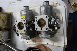 TWO SU CARBURETTORS, FZX1219R and FZX1219F, together with manuals
