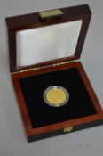 FALKLANDS GOLD PROOF TWO POUND COIN, Henry VIII Heritage collection .999 gold