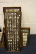 EIGHT FRAMED AND ONE UNFRAMED CIGARETTE CARD COLLECTIONS, including Wills 'Portraits of European