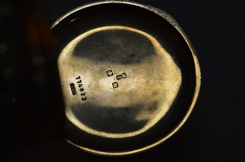 AN 18CT GOLD OPEN FACED POCKET WATCH, (lacking glass), 9ct dust cover, approximately 88.6 grams, - Image 3 of 4