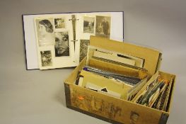 A LARGE COLLECTION OF MAINLY PHOTOGRAPHIC EPHEMERA, mostly personalised but a number of Celebrity