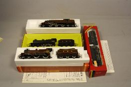 FOUR BOXED HORNBY RAILWAYS OO GAUGE LOCOMOTIVES OF L.M.S. ORIGIN, Class 2P No.690, black livery (