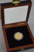 A GAMBIA GOLD 150 DALASIS PROOF 1996 14K COIN, 7.776 grams, in box of issue, no certificate of