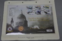 A GOLD FIFTY PENCE 2000, 60TH ANNIVERSARY OF THE BATTLE OF BRITAIN PROOF, .916, approximately 15.5