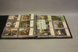 AN ALBUM OF 272 BAMFORTH VINTAGE POSTCARDS, VGC