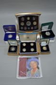 ROYAL MINT UK PROOF COINS, to include a 2003 executive proof set, a 2003 silver proof £2 coin, a