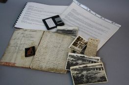 A HAND WRITTEN DIARY AND ACCOUNT OF THE LIFE AND SERVICE IN THE GREAT WAR OF STOKER TOM HOUGHTON,