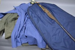 SIX ITEMS OF WWII ERA AND BEYOND MILITARY UNIFORM, to include shirts, jacket and trousers, flying