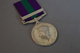 GEORGE VI GENERAL SERVICE MEDAL, with Malaya bar, correctly named to 22798233 Cpl. W. Krohn,