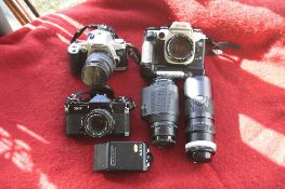 CANON E05 500N AND CANON 28-200 F3.5/5.6, a Canon E05 50E and Canon 50mm F1.8 and Powerwinder, Canon