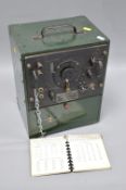 A US SIGNALS CORPS (US ARMY) WWII ERA FRAQUENCY METER, BC-221-M by the Bendix Radio Company of