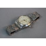 A GENTS STAINLESS STEEL ROLEX OYSTER SHOCK RESISTING WRISTWATCH, movement 49742, case No.6246