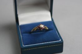 A 9CT DRESS RING, ring size N, approximate weight 1.8 grams