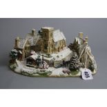 A BOXED LIMITED EDITION LILLIPUT LANE SCULPTURE, 'Midnight Carols', L2797, (no certificate)