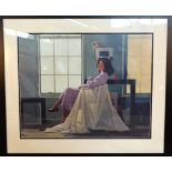 AFTER JACK VETTRIANO, 'Winter Light and Lavender', an open edition litho print, unsigned or