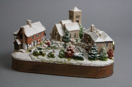 A BOXED LIMITED EDITION LILLIPUT LANE SCULPTURE, 'Holiday on Ice', L3131, No.0325 with