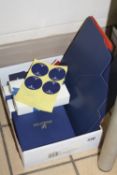 VARIOUS EMPTY SWARVOSKI CRYSTAL BOXES, CLEANING KIT ETC