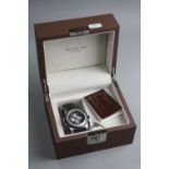 A JOS VON ARX CHRONOGRAPH WRISTWATCH, boxed and certificate