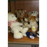 THREE UNBOXED MODERN STEIFF COLLECTORS BEARS, Hamleys bear (661730) limited edition No.229 of