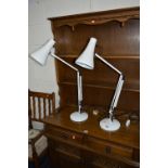 TWO ANGLE POISE DESK LAMPS (2)